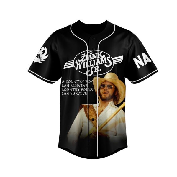 Hank Williams JR Baseball Jersey For Men Women And Kids Gift for Fans