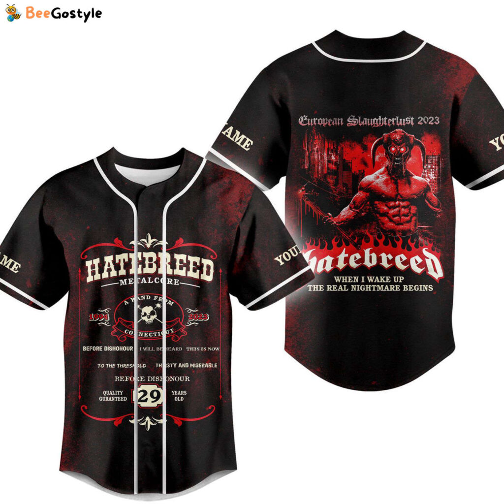 Hatebreed Baseball Jersey For Men Women And Kids Gift for Fans Hatebreed Baseball Jersey For Men Women And Kids Gift for Fans