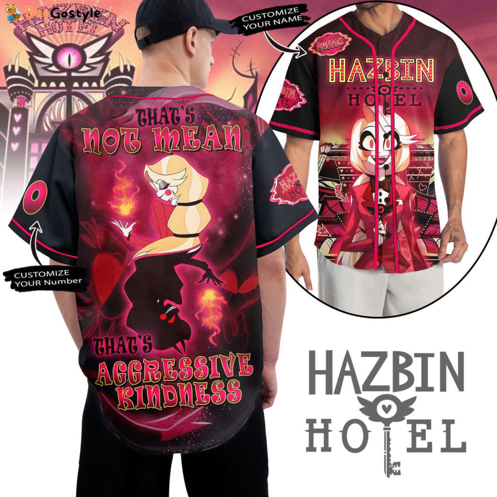 Hazbin Hotel Baseball Jersey For Men Women And Kids Gift for Fans Hazbin Hotel Baseball Jersey For Men Women And Kids Gift for Fans