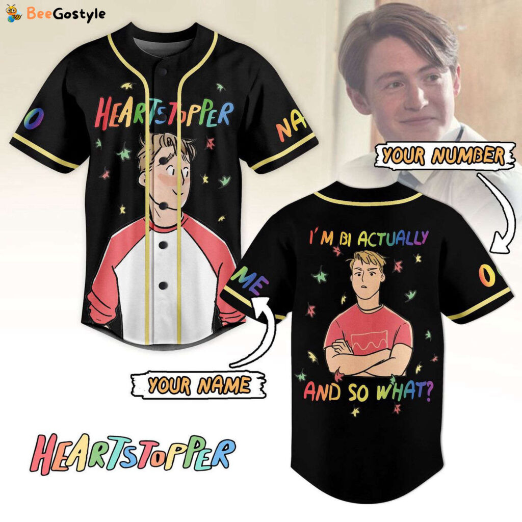 Heartstopper Baseball Jersey For Men Women And Kids Gift for Fans Heartstopper Baseball Jersey For Men Women And Kids Gift for Fans