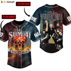 Heaven x Hell Baseball Jersey For Men Women And Kids Gift for Fans