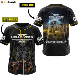 Helldivers Baseball Jersey For Men Women And Kids Gift for Fans