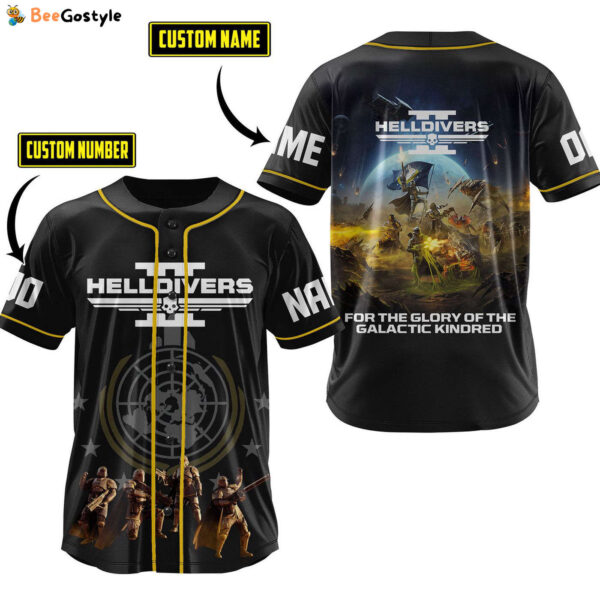 Helldivers Baseball Jersey For Men Women And Kids Gift for Fans