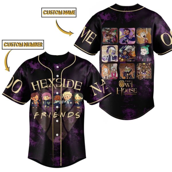 Hexside Friends Baseball Jersey For Men Women And Kids Gift for Fans