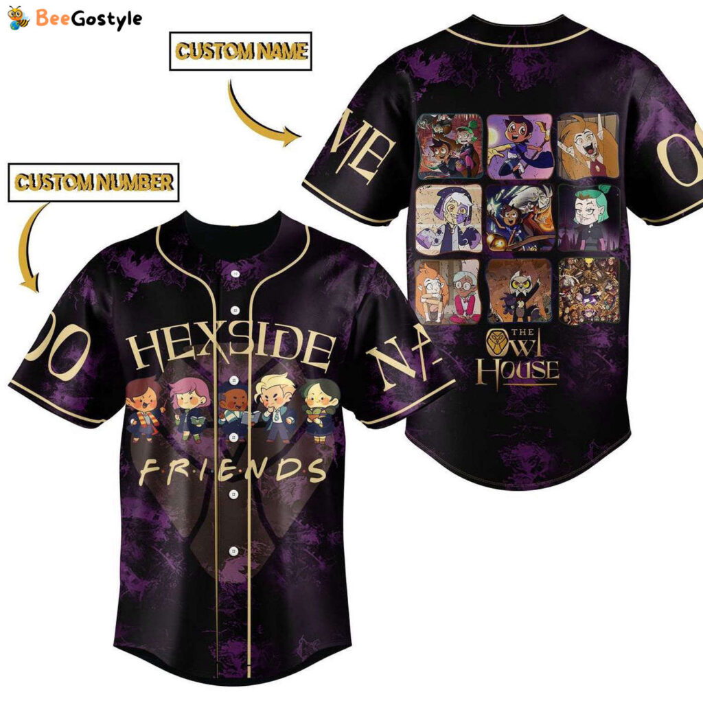 Hexside Friends Baseball Jersey For Men Women And Kids Gift for Fans Hexside Friends Baseball Jersey For Men Women And Kids Gift for Fans