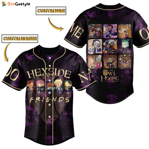 Hexside Friends Baseball Jersey For Men Women And Kids Gift for Fans