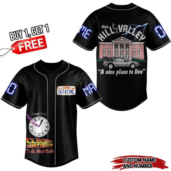 Hill Valley Baseball Jersey For Men Women And Kids Gift for Fans