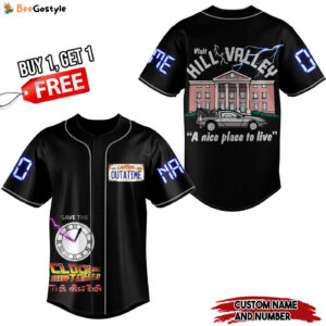 Hill Valley Baseball Jersey For Men Women And Kids Gift for Fans