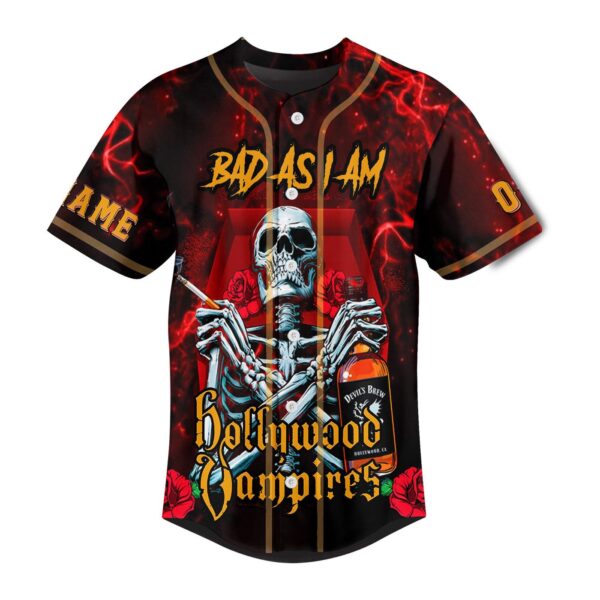 Hollywood Vampires Baseball Jersey For Men Women And Kids Gift for Fans