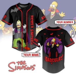Homer Simpson Baseball Jersey For Men Women And Kids Gift for Fans 3