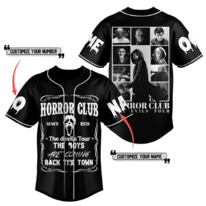 Horror Club Baseball Jersey For Men Women And Kids Gift for Fans 3