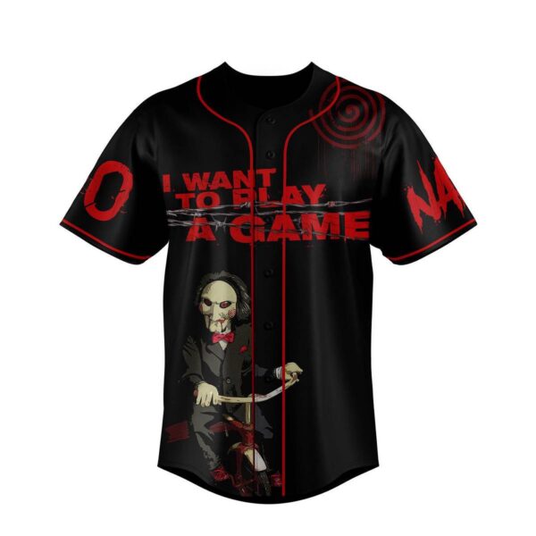 Horror Movies I Want To Play A Game Baseball Jersey For Men Women And Kids Gift for Fans