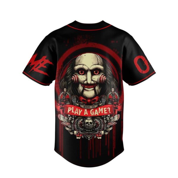Horror Movies I Want To Play A Game Baseball Jersey For Men Women And Kids Gift for Fans