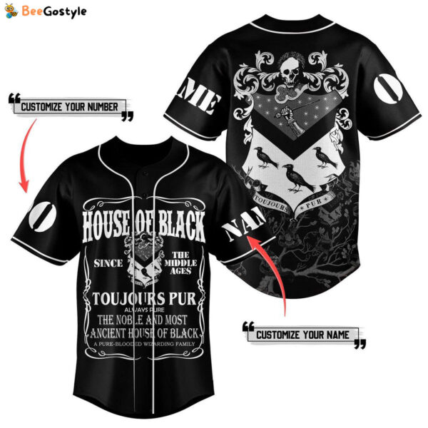 House of Black Baseball Jersey For Men Women And Kids Gift for Fans