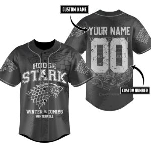 House Stark Baseball Jersey For Men Women And Kids Gift for Fans 1