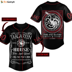House Targaryen Baseball Jersey For Men Women And Kids Gift for Fans