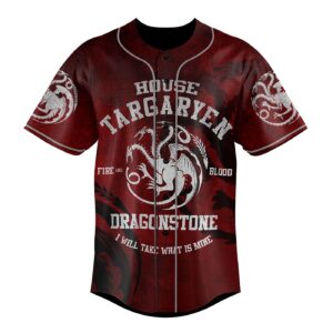 House Targaryen Baseball Jersey For Men Women And Kids Gift for Fans 1