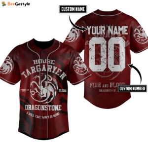 House Targaryen Baseball Jersey For Men Women And Kids Gift for Fans