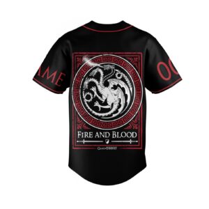 House Targaryen Baseball Jersey For Men Women And Kids Gift for Fans 1