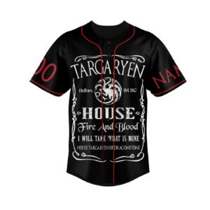 House Targaryen Baseball Jersey For Men Women And Kids Gift for Fans 3