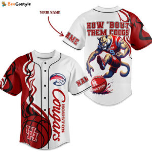 Houston Cougars Baseball Jersey For Men Women And Kids Gift for Fans