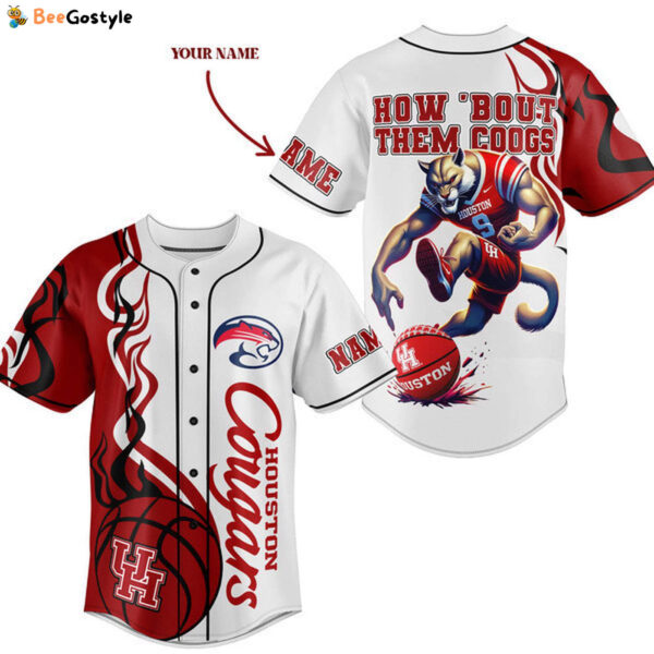 Houston Cougars Baseball Jersey For Men Women And Kids Gift for Fans