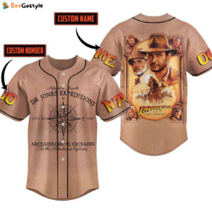 Indiana Jones Baseball Jersey For Men Women And Kids Gift for Fans