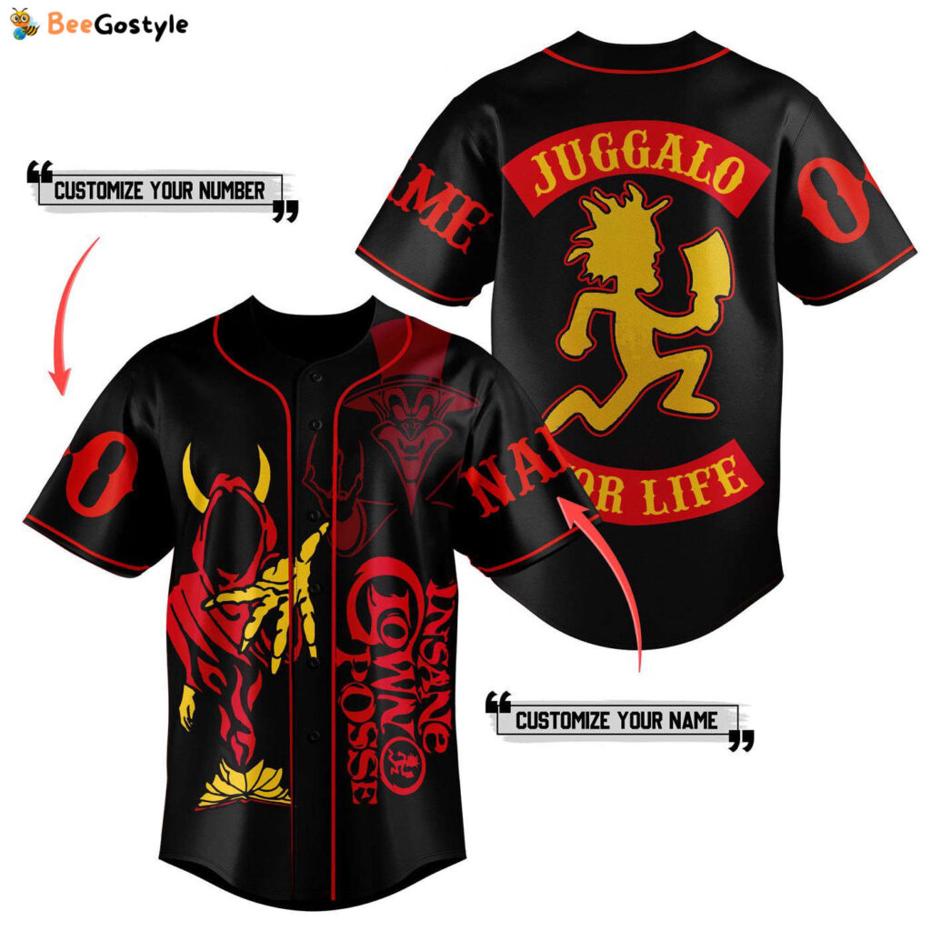 Insane Clown Posse Baseball Jersey For Men Women And Kids Gift for Fans Insane Clown Posse Baseball Jersey For Men Women And Kids Gift for Fans