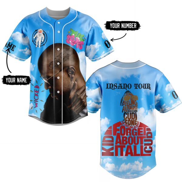 Insano Tour Baseball Jersey For Men Women And Kids Gift for Fans