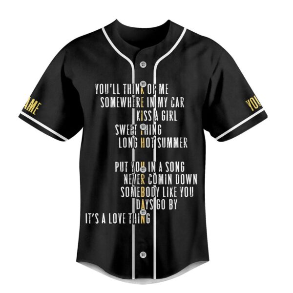 It Is A Love Thing Keith Urban Baseball Jersey For Men Women And Kids Gift for Fans