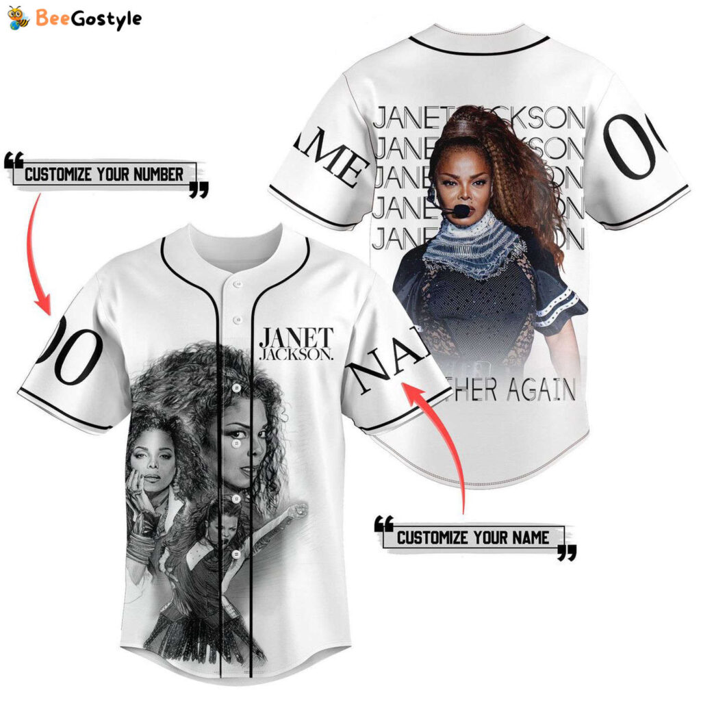 Janet Jackson Baseball Jersey For Men Women And Kids Gift for Fans Janet Jackson Baseball Jersey For Men Women And Kids Gift for Fans