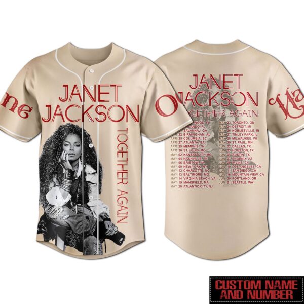 Janet Jackson Baseball Jersey For Men Women And Kids Gift for Fans