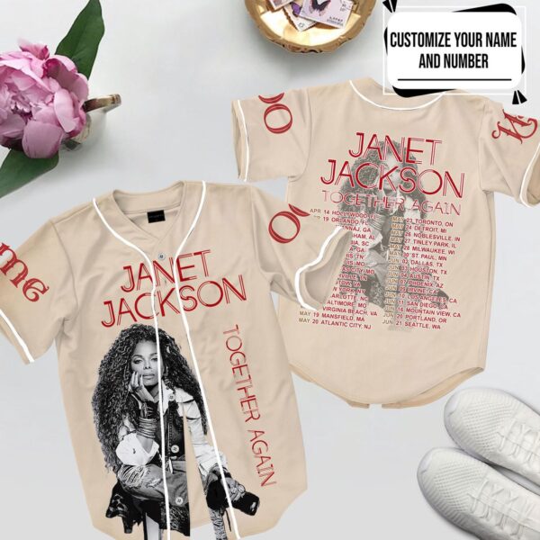 Janet Jackson Baseball Jersey For Men Women And Kids Gift for Fans