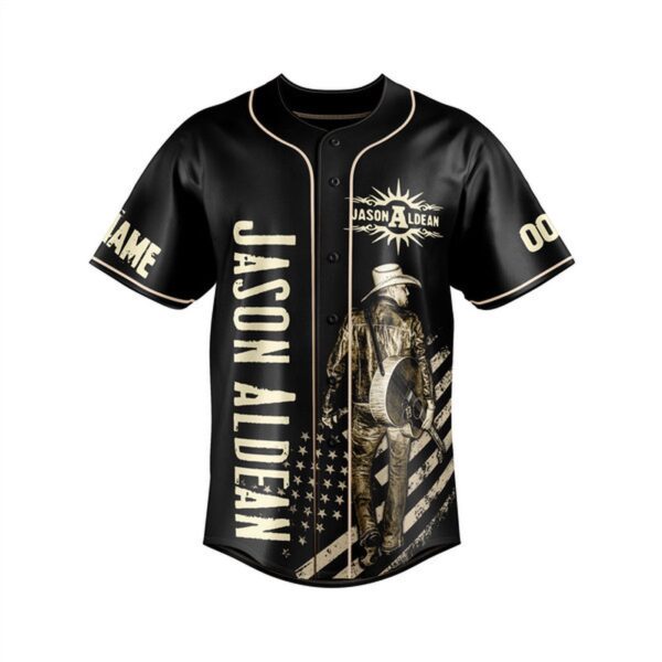 Jason Aldean Baseball Jersey For Men Women And Kids Gift for Fans