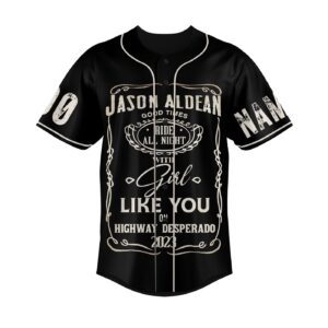 Jason Aldean Baseball Jersey For Men Women And Kids Gift for Fans 3