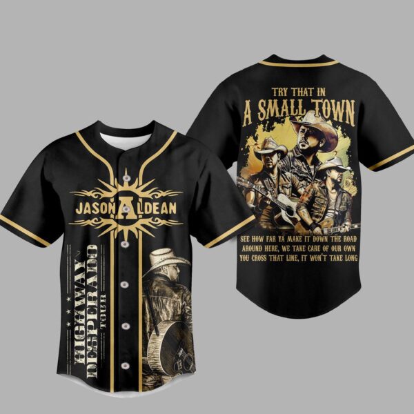 Jason Aldean Baseball Jersey For Men Women And Kids Gift for Fans