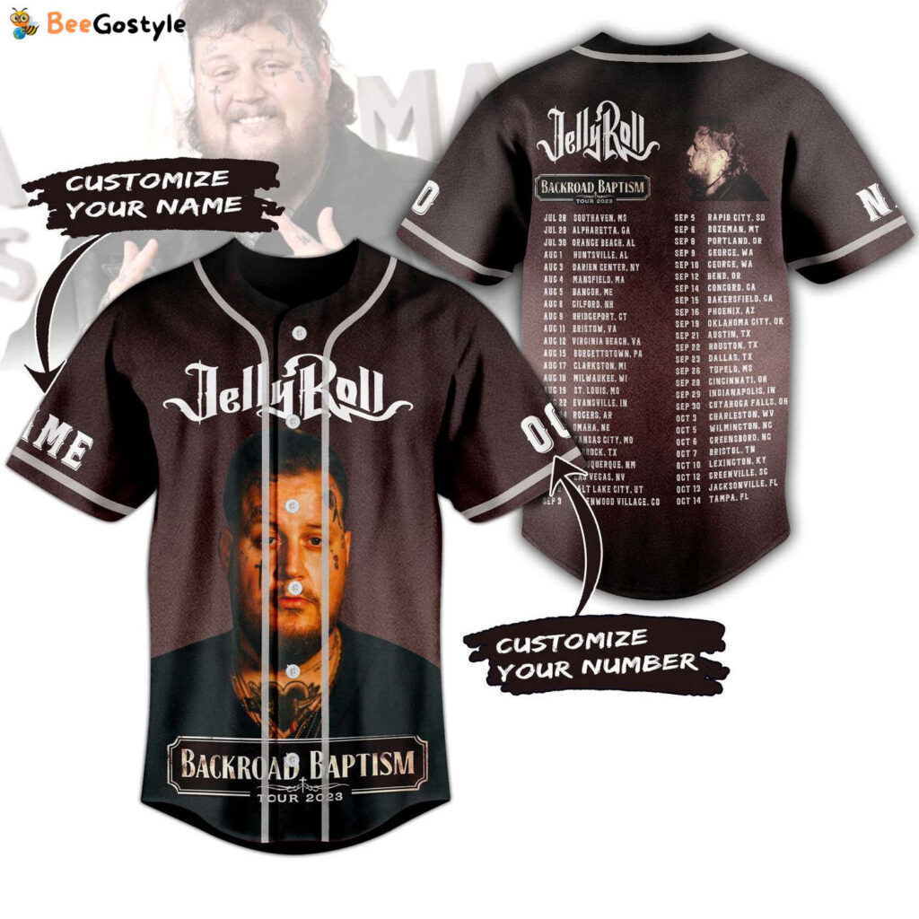 Jelly Roll Baseball Jersey For Men Women And Kids Gift for Fans Jelly Roll Baseball Jersey For Men Women And Kids Gift for Fans