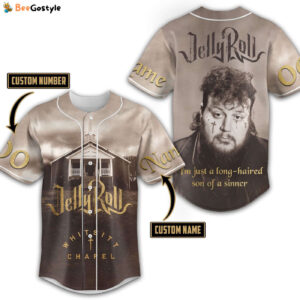 Jelly Roll Baseball Jersey For Men Women And Kids Gift for Fans