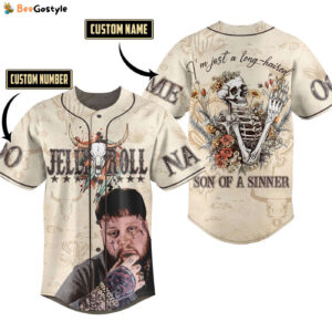 Jelly Roll Baseball Jersey For Men Women And Kids Gift for Fans
