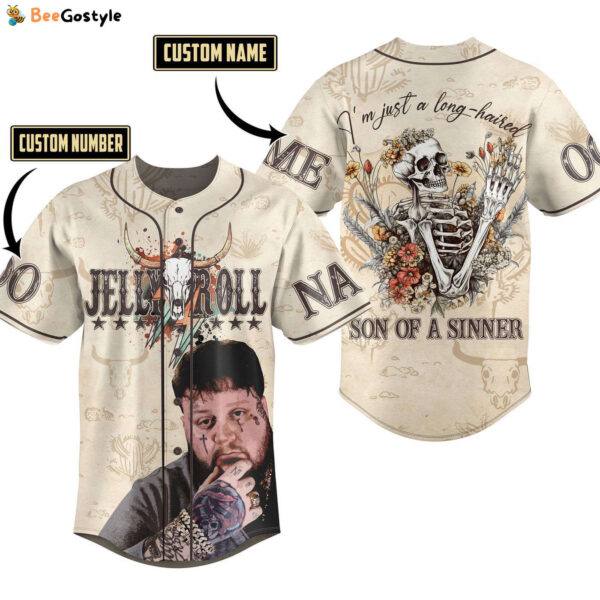 Jelly Roll Baseball Jersey For Men Women And Kids Gift for Fans