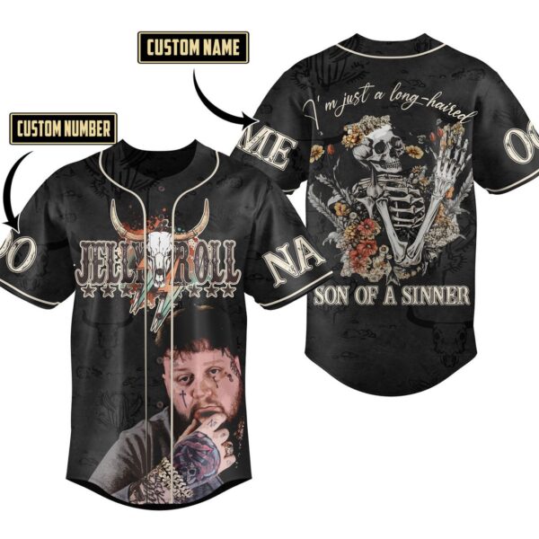 Jelly Roll Baseball Jersey For Men Women And Kids Gift for Fans
