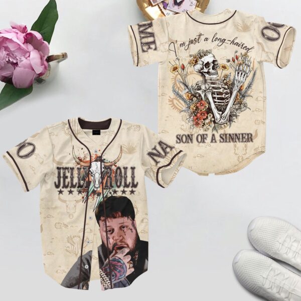 Jelly Roll Baseball Jersey For Men Women And Kids Gift for Fans