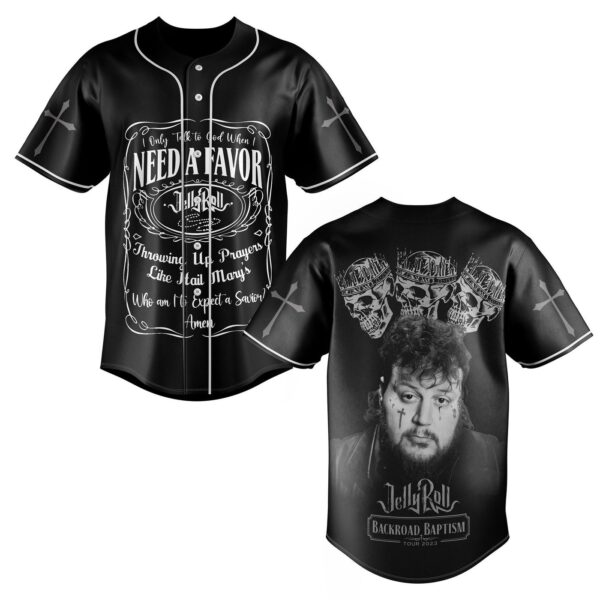 Jelly Roll Baseball Jersey For Men Women And Kids Gift for Fans