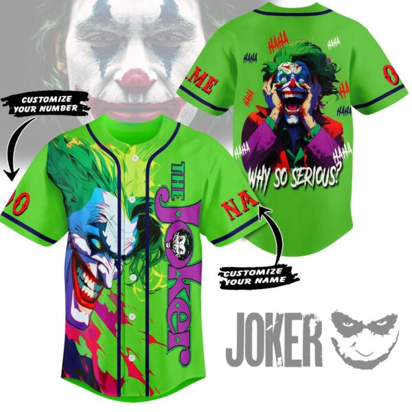 Joker Baseball Jersey For Men Women And Kids Gift for Fans