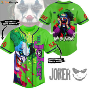 Joker Baseball Jersey For Men Women And Kids Gift for Fans