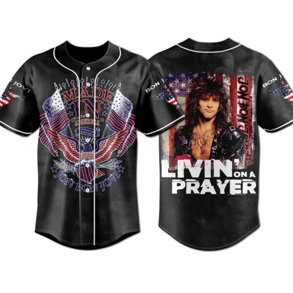Jon Bon Jovi Baseball Jersey For Men Women And Kids Gift for Fans
