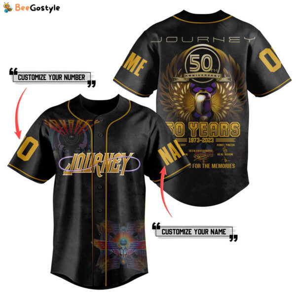 Journey Gift for Fansth Anniversary Baseball Jersey For Men Women And Kids Gift for Fans