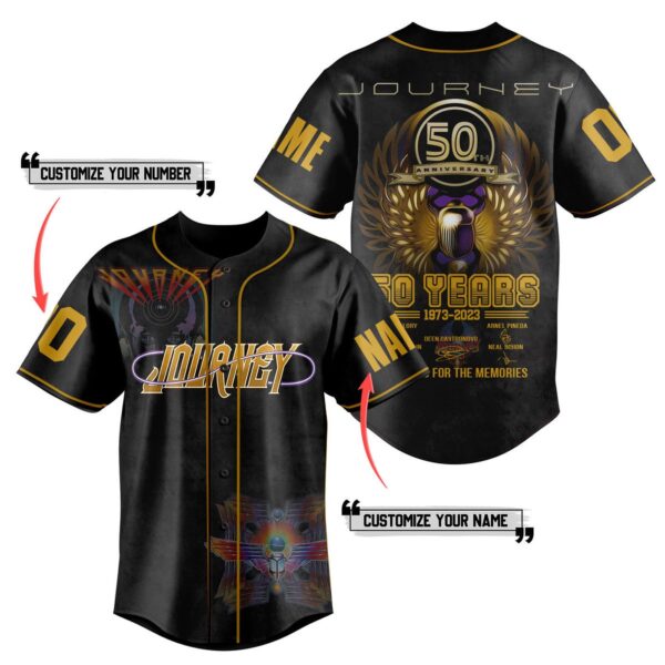 Journey Gift for Fansth Anniversary Baseball Jersey For Men Women And Kids Gift for Fans
