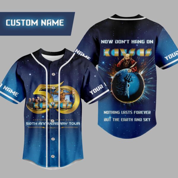 Kansas Another Fork In The Road Gift for Fansth Anniversary Tour Baseball Jersey For Men Women And Kids Gift for Fans