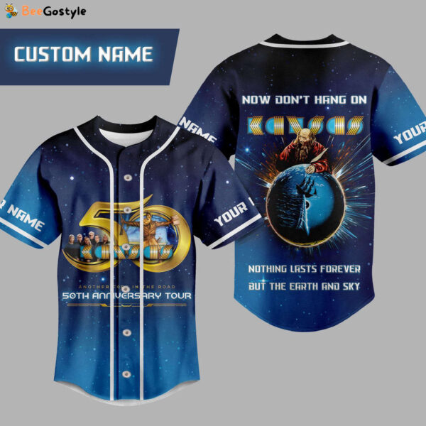 Kansas Another Fork In The Road Gift for Fansth Anniversary Tour Baseball Jersey For Men Women And Kids Gift for Fans